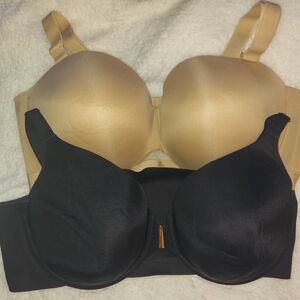 Cacique Black and Tan Bra Duo